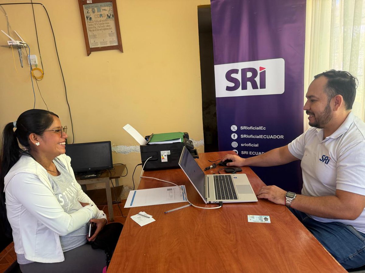 SRIoficialEc's tweet photo. #SRIenNapo

La #BrigadaMóvilSRI llegó a la parroquia San Francisco de Borja, para acercar nuestros servicios tributarios:

✅ Información fiscal
✅ Generación y recuperación de claves
✅ Trámites del RUC

Facilitamos el cumplimiento de los deberes formales. https://t.co/2PLIilIxzP