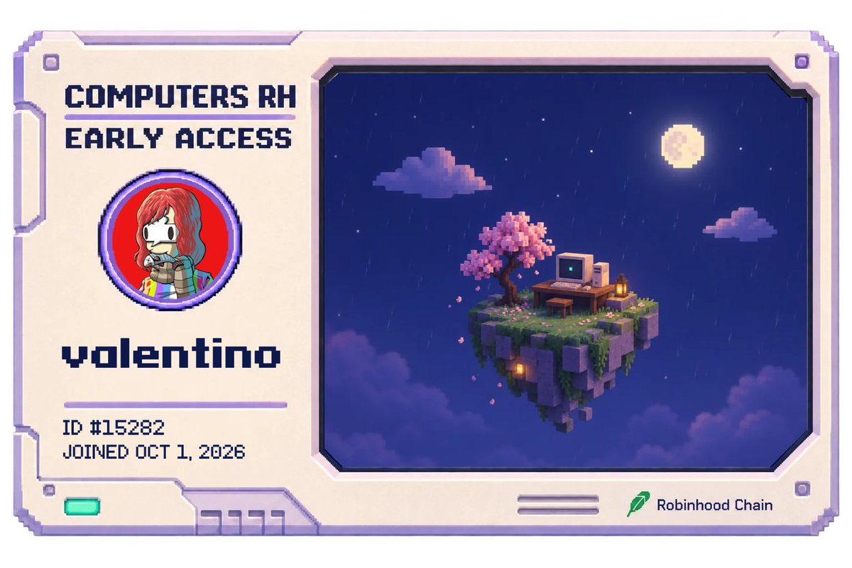 iiiivalenxiiii's tweet photo. My referral link 
https://t.co/A9pbbPeRwO
#Computers #GameFi #NFT #CryptoGaming #Web3Gaming #FreeMint https://t.co/j3MzQTvyXJ