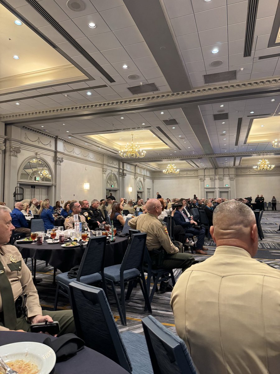 THPFallBranch's tweet photo. Captain Kimbrough and Trooper Gilliam recently attended the THSO Banquet where Fall Branch took 2nd place between all the districts! 🥈 

It was a great time being able to witness the recognition of agencies across the state, as well as networking with others 📱 

Stay safe, TN! https://t.co/gJ0cFr4mD3