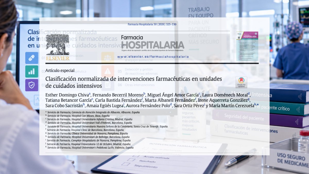 farm_hosp's tweet photo. 🏥 730 intervenciones farmacéuticas analizadas para llegar a una clasificación final de 35 tipos. Un marco común para registrar la actividad clínica del farmacéutico en UCI y comparar resultados entre centros. @FarMIC_SEFH #RevistaFarmaciaHospitalaria https://t.co/rqhLWC3Pi8 https://t.co/7EHFxJbaTA