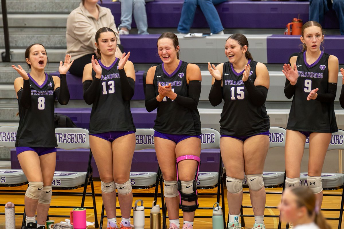 AaronKDesigns's tweet photo. Four more moments from Strasburg vs. Central: staying ready, making the play, and backing each other. 🏐💜

📸 Match photos are available for purchase at https://t.co/5heka5zHVQ

#StrasburgRams #Volleyball https://t.co/34VM3wp7uN