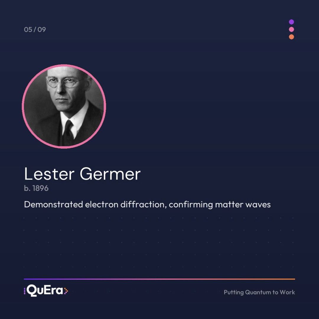 October birthdays in quantum physics: Clinton Davisson and Lester Germer, who showed in 1927 that electrons diffract like waves, plus Niels Bohr and Felix Bloch. Also born in October: Chandrasekhar, C.N. Yang, Ginzburg, Gianotti and Sean Carroll. 📷 📷 📷 📷 additional source image 2