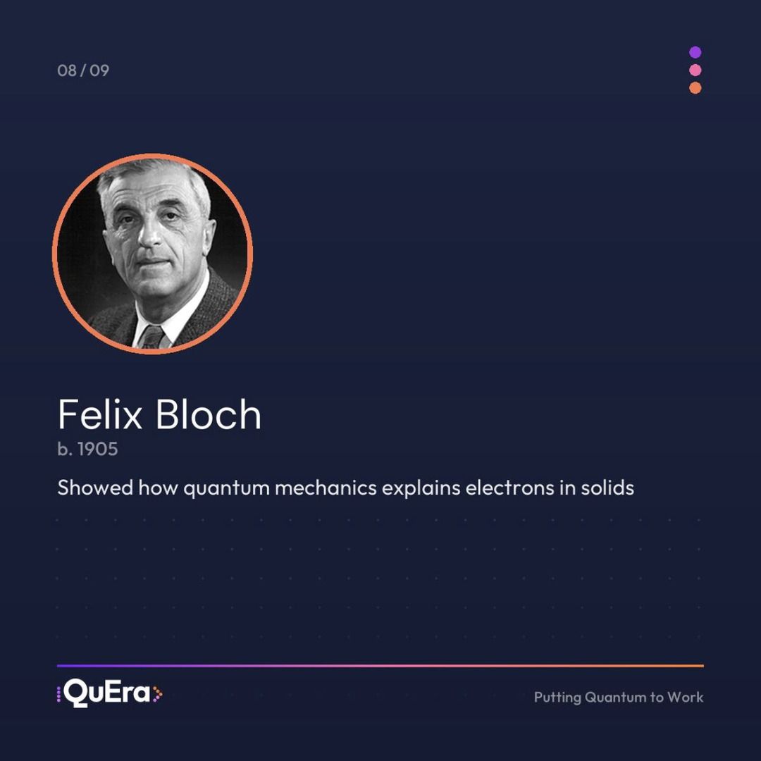 October birthdays in quantum physics: Clinton Davisson and Lester Germer, who showed in 1927 that electrons diffract like waves, plus Niels Bohr and Felix Bloch. Also born in October: Chandrasekhar, C.N. Yang, Ginzburg, Gianotti and Sean Carroll. 📷 📷 📷 📷 additional source image 4