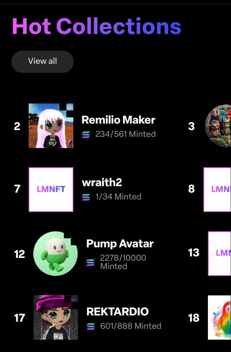 RemilioMaker1's tweet photo. Our NFT collection is now ranked #TOP2 on LaunchMyNFT 🚀
234/561 $Sold
Hurry and grab yours before they’re gone only a few are left
https://t.co/6edFRtLhp5 https://t.co/a73SBBDYl9