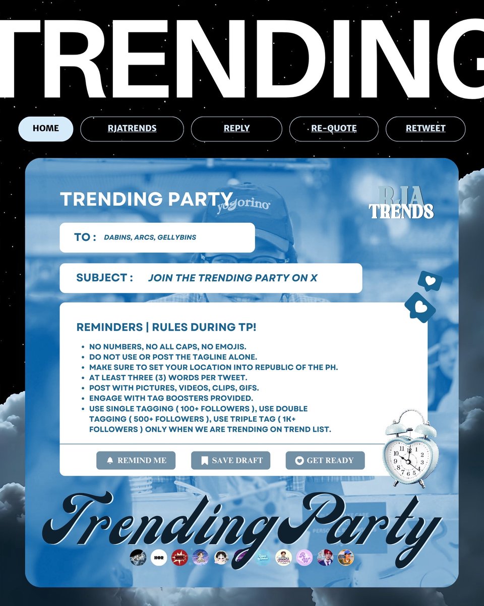 RJATRENDSOFC's tweet photo. ⓘ 𝗔𝗥𝗥𝗢𝗪𝗦 𝗛𝗘𝗥𝗘 🏹

Trending Party show your love &amp; support for Rabin Angeles at Yogorino SM City Sta. Mesa!

📆  OCTOBER 2, 2026
⏰  12 PM
🏷  /YOGORISTAR RABIN

#.YogoFriDateWithRAB 

🎯 Save your drafts now on X see you soon, dabins, arcs, and gellybins! https://t.co/jQaFLdeeOy