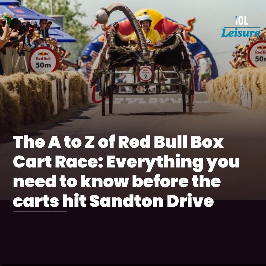 IOL_Leisure's tweet photo. The Red Bull Box Cart Race returns to Sandton Drive on Sunday, 4 October, with homemade gravity-powered carts, jumps and a free viewing day for Joburg spectators.
Read on https://t.co/1CgxVQZLc2
#RedBullBoxCartRace #Sandton #Joburg https://t.co/TnQZsy9eOL