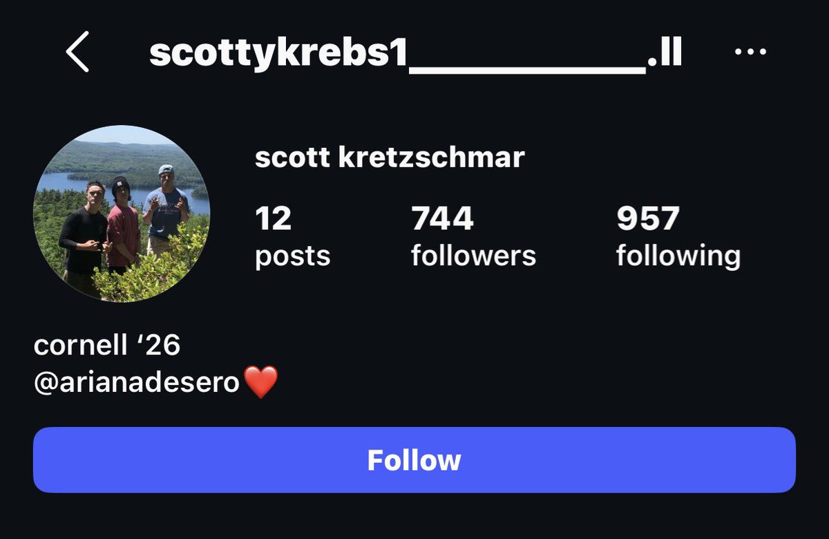 cozyplup's tweet photo. fuck it let’s ball 🤷‍♂️ scott kretzschmar, one of the cornell r*pists, has an active instagram and snapchat . 

do with this as you wish https://t.co/oqglUb3Rym