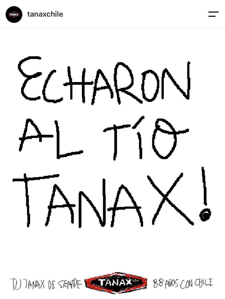 R_SaavedraM's tweet photo. Echaron al Tío Tanax 😬 https://t.co/LK72ty6ZgI