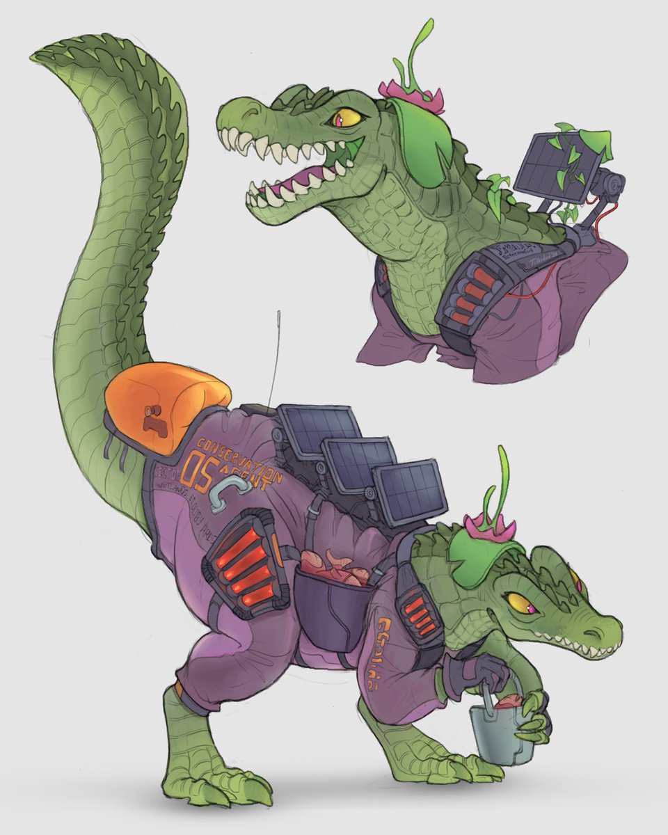 Tilkidud's tweet photo. 50 Saurians - 6: Bog Watcher https://t.co/X7iYYus0xm