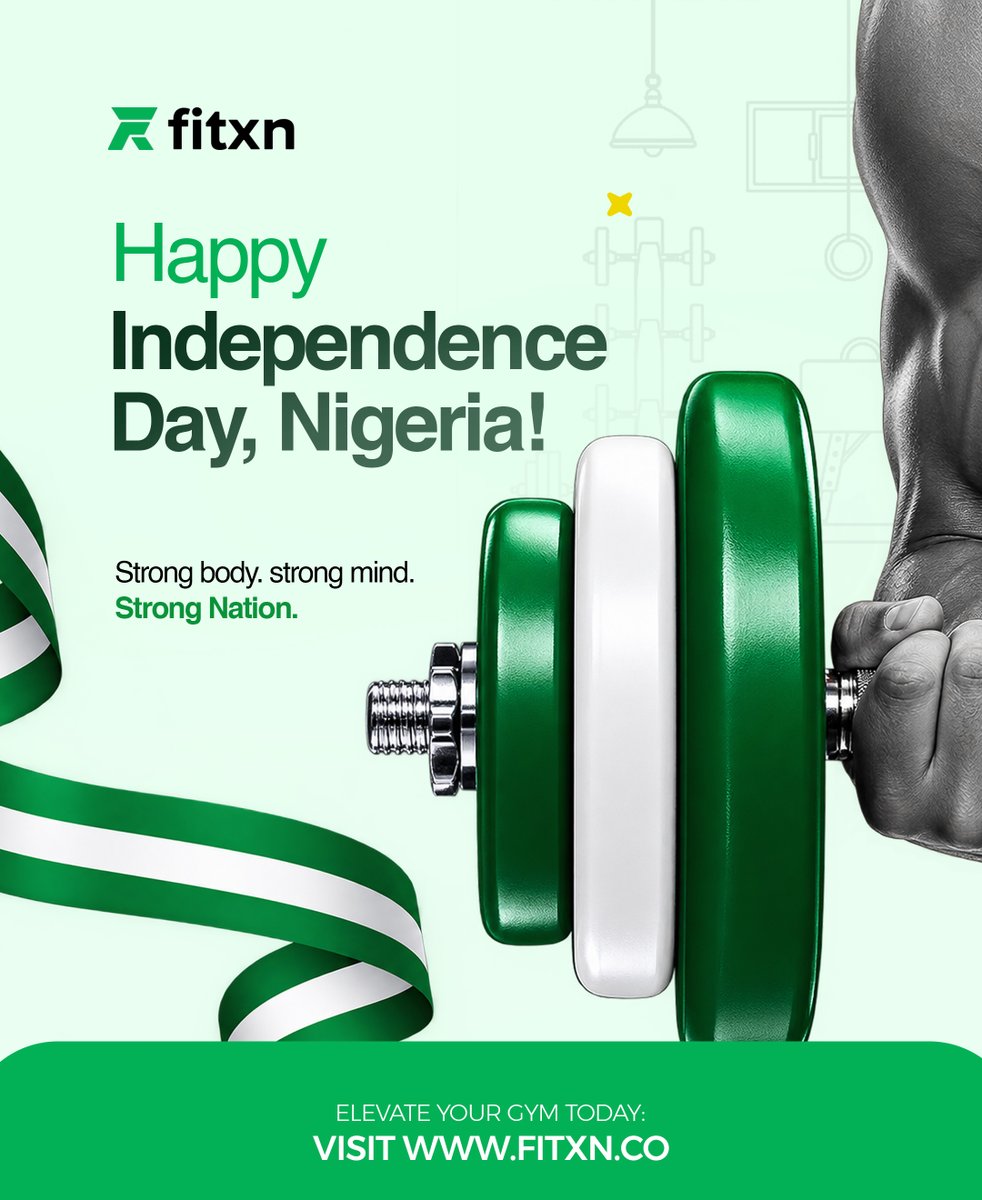 fitxn_app's tweet photo. Happy Independence Day from Fitxn 💚 https://t.co/ThbtObBMRF