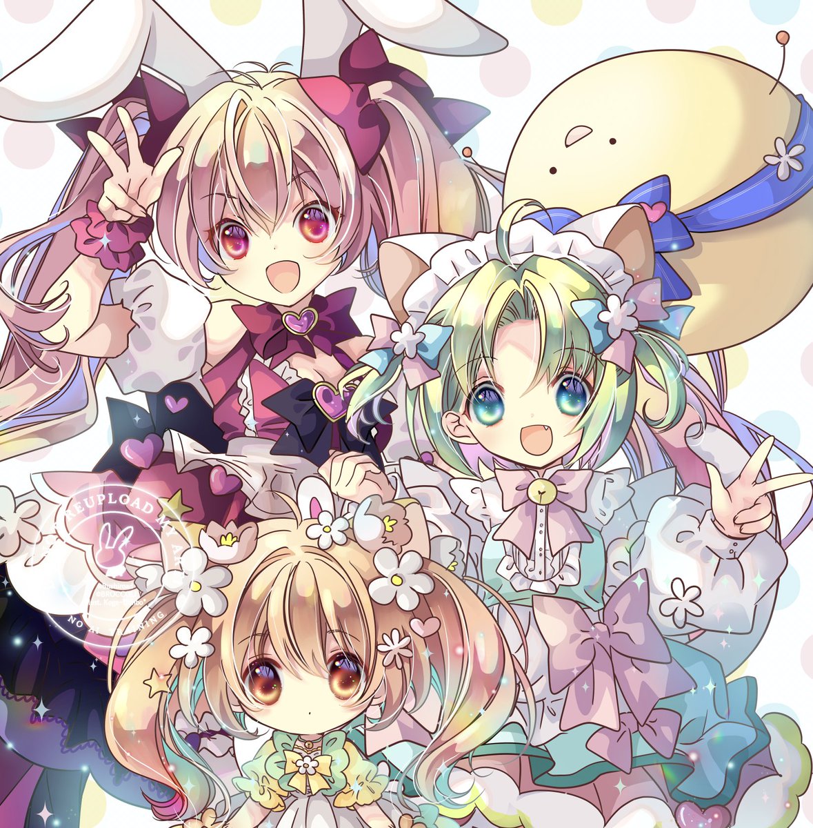うさだヒカル 「ゲーマーズ30周年記念・デ・ジ・キャラット描き下ろし