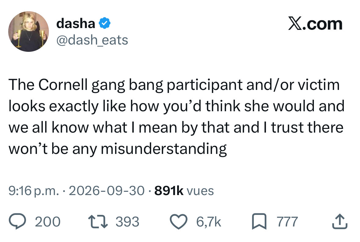 jusdcanneberge's tweet photo. The usage of the term “gang bang” here is the ideology of pornography functioning exactly as intended, the ambiguity of the term (see “and/or”) launders commonplace real-world instances of violent rape with the propagandist victim blaming associations fed to you by porn https://t.co/cXoj7vVZQl