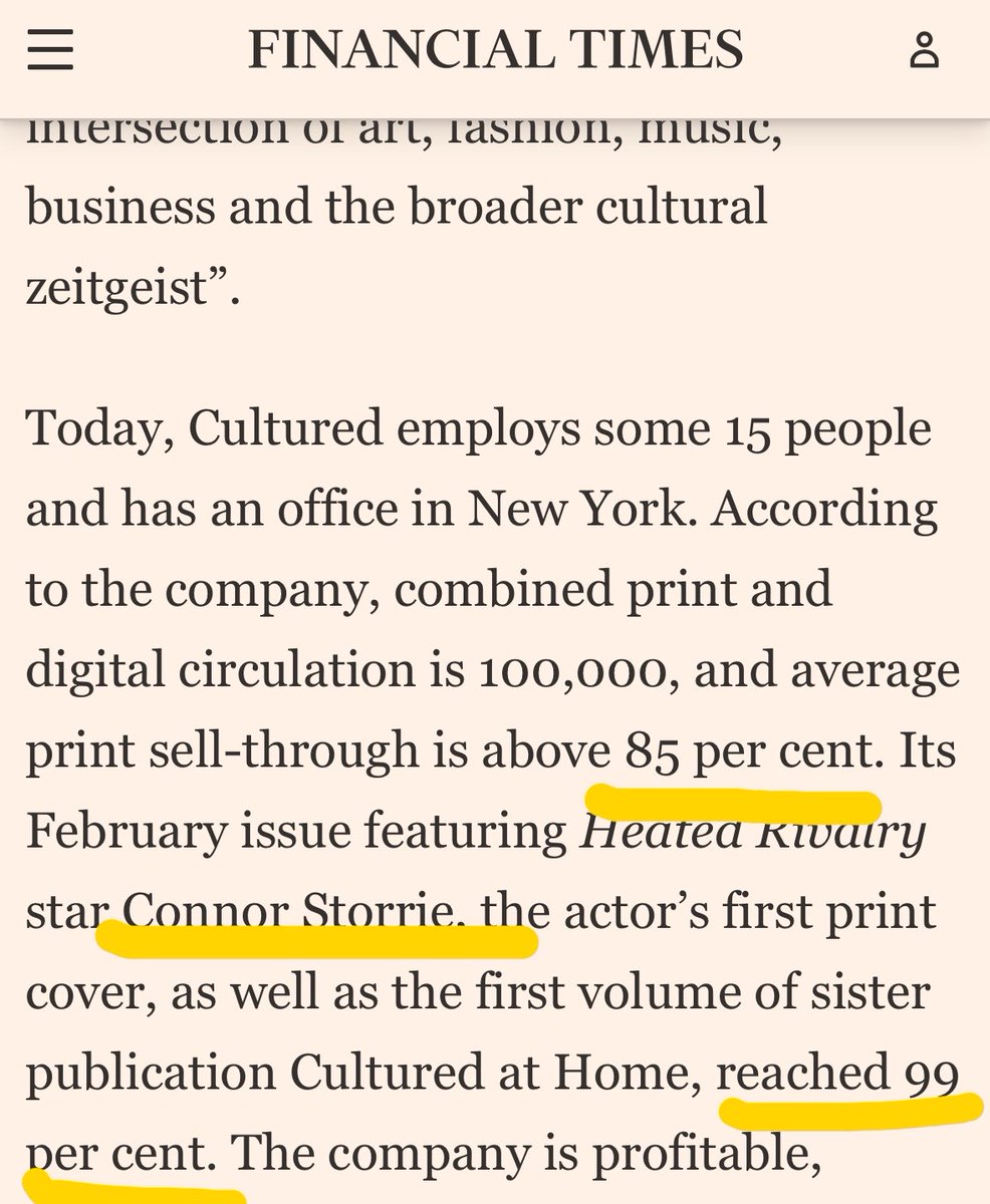 StorrieHQ_'s tweet photo. Cultured mag you will always be famous https://t.co/WyLa7X32jL