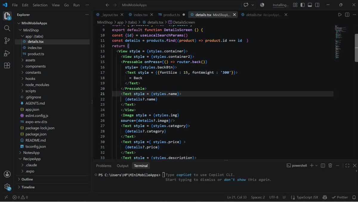___wiz10's tweet photo. I'm starting something new this month!🙂‍↕️

I've been sharing my React Native journey, and this month I want to take it a step further.

For the next 30 days, I'll be building and documenting my process here;
~What I build.
~What I learn.
~The bugs I run into.

Day 1 today?🤔📝 https://t.co/V2eAH6lmK3