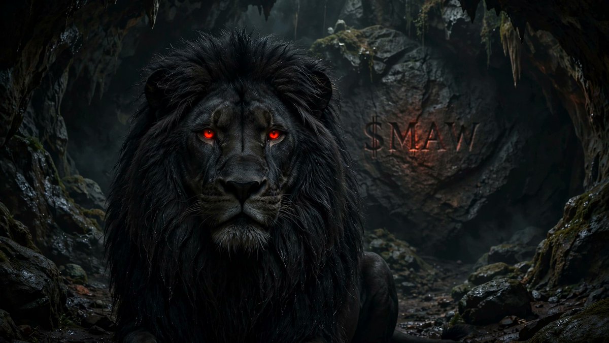 TheMawSOL's tweet photo. The Maw wasn't born. 
It was awakened.

Most coins chase light. 
$MAW lives in the dark cave where the red eyes glow.

This is the lore they don't want you to know 🧵 👇 https://t.co/iyghw5W4dJ