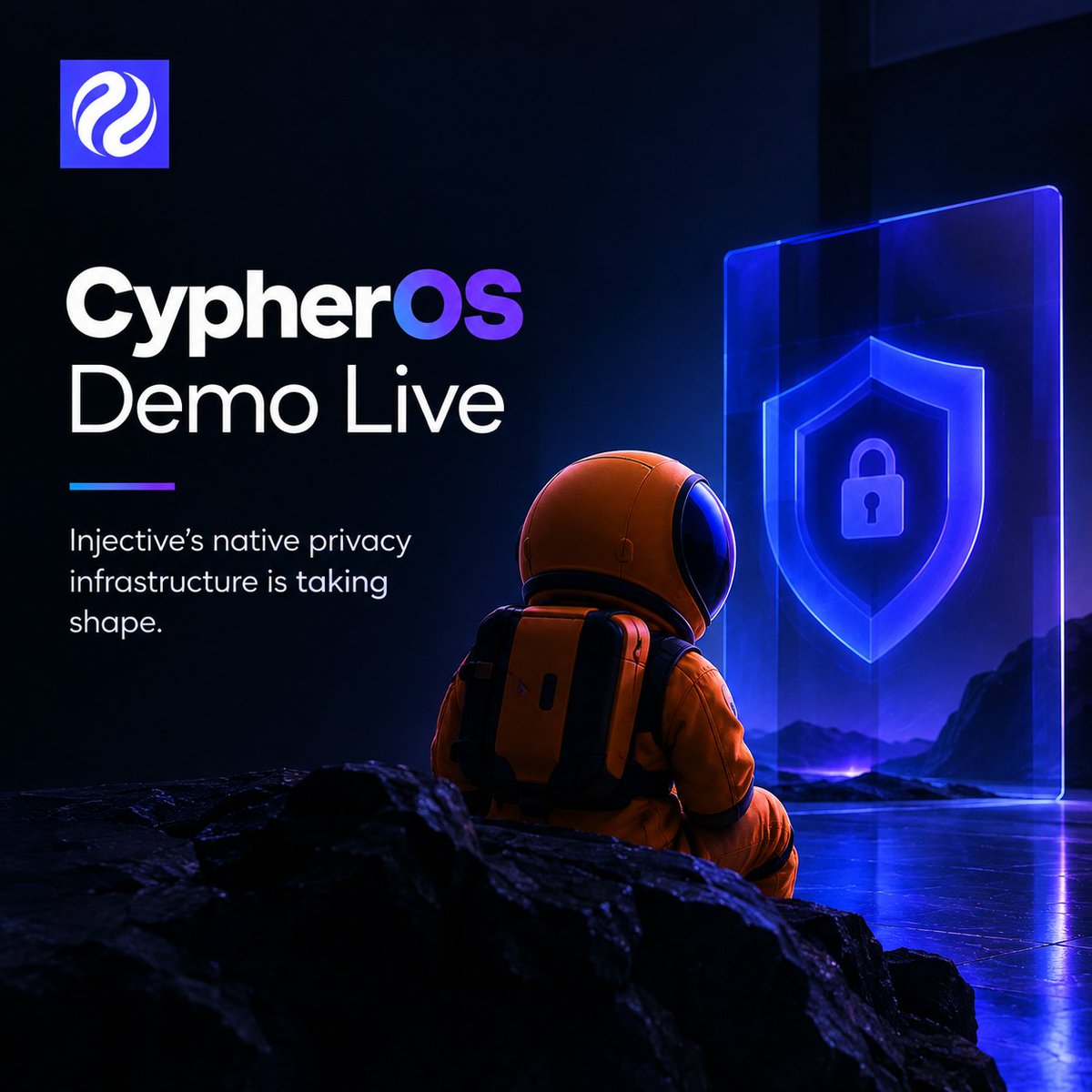 AzeezToheeobil's tweet photo. CypherOS is starting to become real.
The first demo of Injective’s native privacy platform is now live.

The interesting part isn't just “privacy.”
CypherOS is designed around shielded transactions, confidential trading and private RFQ flows bringing privacy closer to the financial markets already running on Injective.

That could matter a lot for markets where exposing every transaction or order detail isn't practical.

Instead of privacy being something added around the edges, Injective is working toward making it part of the financial infrastructure itself.

This is only the first demo,
Now I'm watching what gets built from here. 
$INJ 🥷