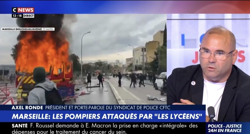 AxelRonde's tweet photo. Quel est l’objectif de brûler un camion de pompiers ? Les émeutes gagnent du terrain dans plusieurs villes. Nous assistons à des violences visant les policiers et les pompiers, commises par des individus de plus en plus organisés, qui n’ont rien à voir avec les lycéens. #Cnews https://t.co/trBjwaamOh