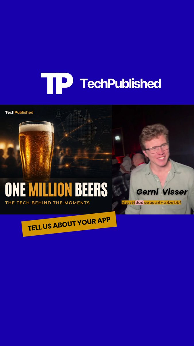 TechPublished's tweet photo. How do you build a global social platform on a R500/month budget? 🍺💻
Gerni Visser built OneMillionBeers as a frictionless WhatsApp integration. No apps, no profiles, zero personal data stored.
Here is why this is the future of purpose-built platforms 🧵👇 https://t.co/SlQMRpbQzq