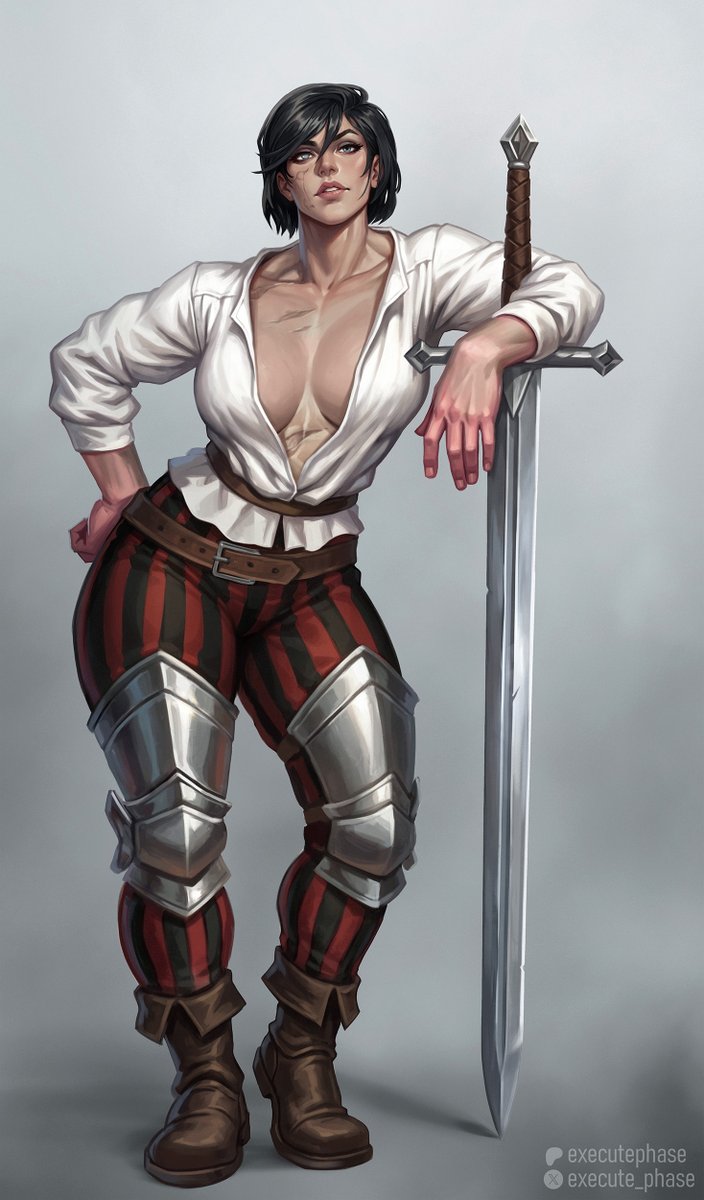 execute_phase's tweet photo. Knight OC artwork for anon https://t.co/xdaxUBu4ac