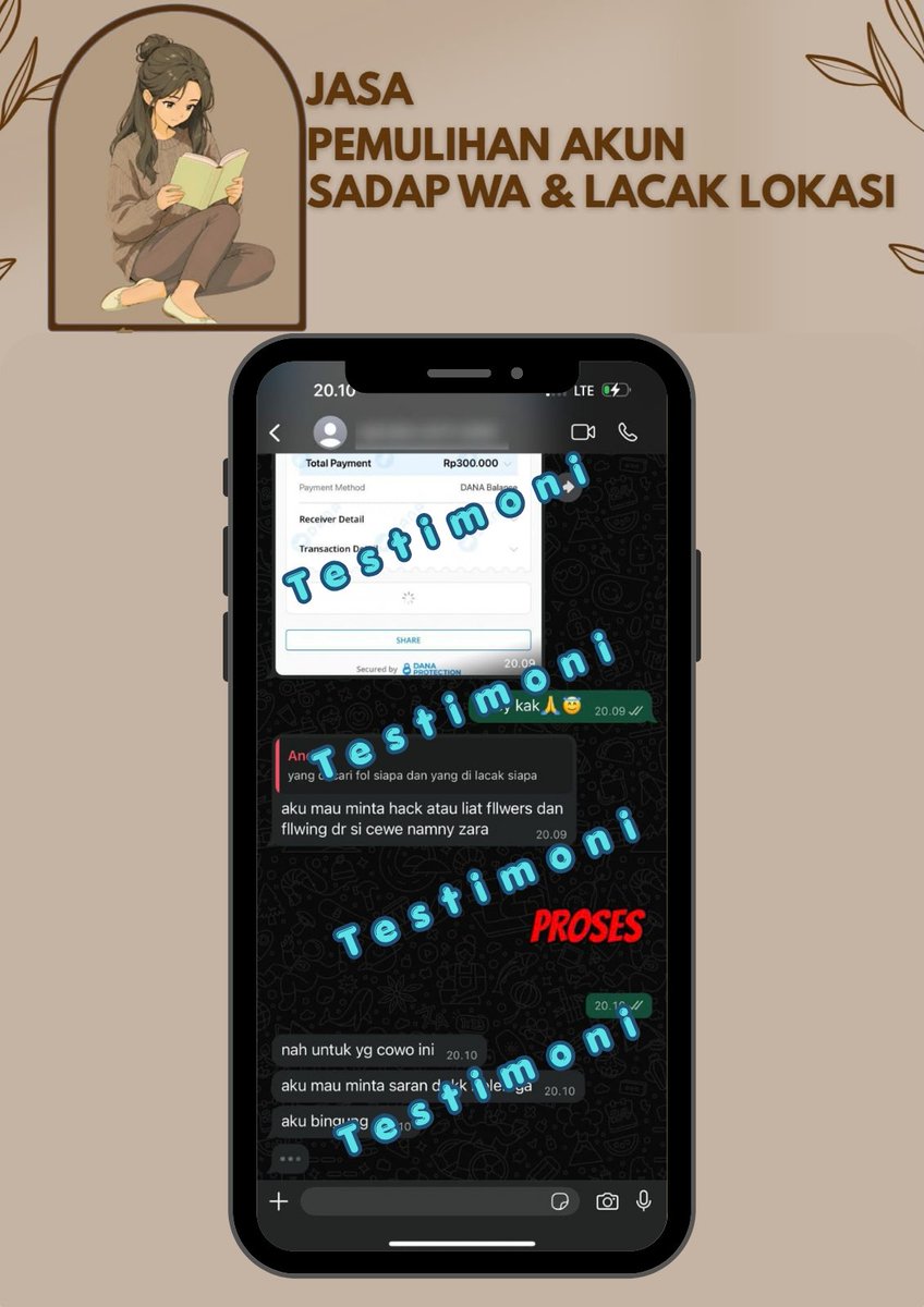 taxoyakie's tweet photo. OPEN LAGI GUYS🪽

🫧 JASA HAPUS AKUN 
🫧 JASA PULIHKAN &amp; BALIKIN AKUN LUPA PASWORD/KE HACK
🫧 JASA LACAK LOKASI
🫧 JASA SADAP WA
🫧 JASA LACAK HP HILANG BY NO HP/IMEI/AKUN
🫧JASA HACK/PEMULIHAN AKUN (EMAIL,IG,WA,TWITER/X, FB,TIKTOK)

KONSULTASI BISA HUBUNGI DI BIO 🤩 https://t.co/kdfUq636sQ