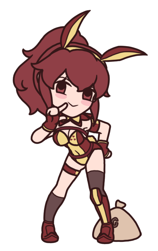 CrimboCombo's tweet photo. Bunny Anna Chibi Sticker inspired by Jeebees' design https://t.co/cqEwtyAzTc