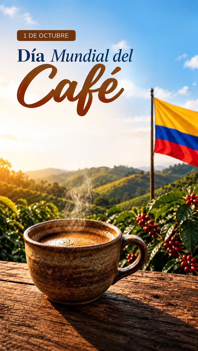 PaolaHolguin's tweet photo. Hoy, en el Día Internacional del Café, honremos a nuestros esforzados campesinos y promovamos nuestro paisaje cultural cafetero, patrimonio mundial declarado por la UNESCO desde 2011 @mincultura 🇨🇴 https://t.co/i6BHzTdk83