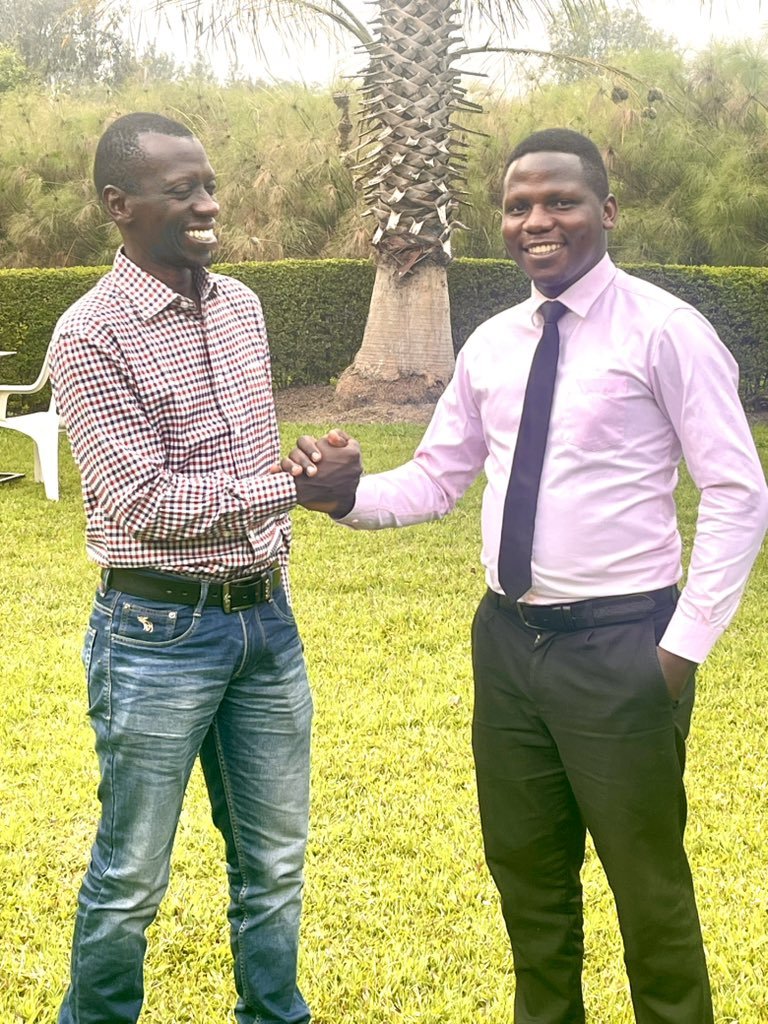 SamWenyine's tweet photo. I feel heartbroken seeing Sam Mugumya unable to walk in the same clothes he had while I had an  interview with him a day before he was abducted 😭😭May God see you through https://t.co/NFBUxHaF7R