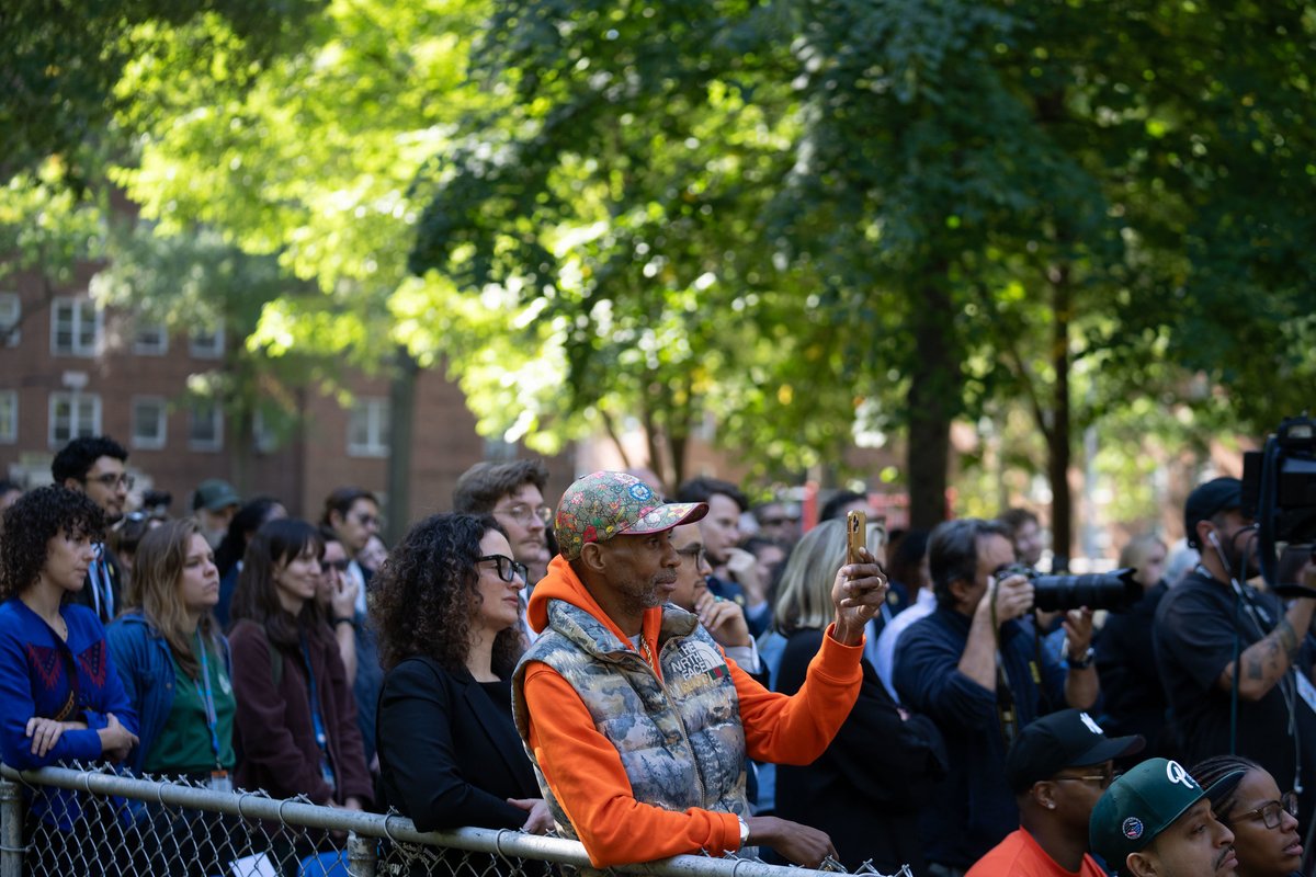 DMLeilaBozorg's tweet photo. Yesterday, we celebrated a milestone for public housing: the first NYCHA development to reach financial closing through the Public Housing Preservation Trust.

Thanks to the Trust, we're able to tap into much more, and more flexible, federal funding to make improvements -- starting with a full $607 million modernization at Nostrand Houses in Brooklyn, and more on the way.

This milestone is a testament to years of work by activists, staff from NYCHA, the Preservation Trust and the City, and most of all, NYCHA residents who have fought to reach this day.