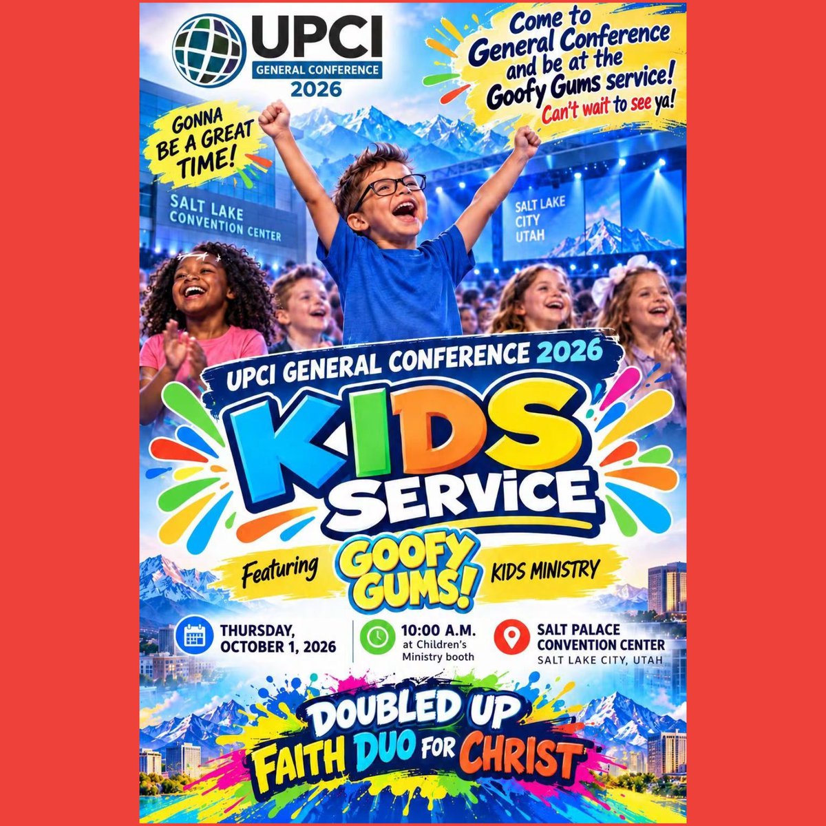 danielgums's tweet photo. TODAY'S the DAY! See ya all soon @10AM! 🎯
#UPCI #UPCIGC #UPCIGC26 💯
#UPCIGC2026 Good TiMES! #GoofyGums https://t.co/isTgIT5e9W