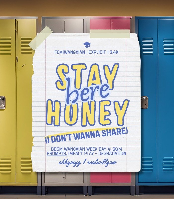 realwillgrm's tweet photo. Cw: teacher/student relationship 

— stay here honey (I don't wanna share) 

Explicit • 3.4k words • fem!wangxian

Wei Ying wears her skirt too short. It just so happens that here favorite teacher is in charge of discipline. 

🔗 Link below 👇🏻 
 #WangxianBDSMWeek Day 4! https://t.co/AMoPHxOIhb