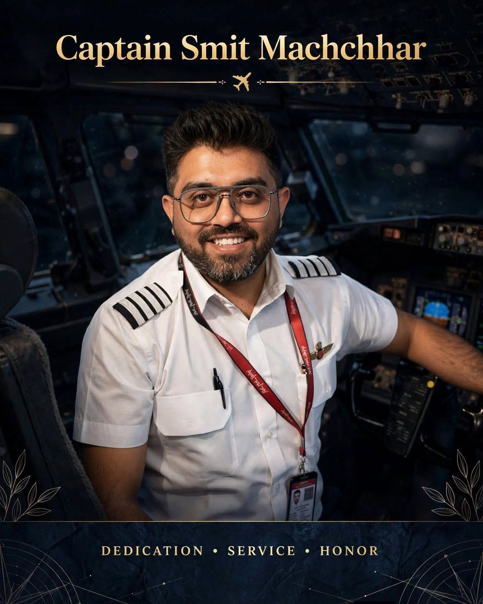 charanjeevm's tweet photo. Every Bharatiya is proud of our brave hero Captain Smit Machchhar.

Despite being seriously injured in a mid-air attack, the brave Indian pilot displayed extraordinary courage and presence of mind, helping save 174 lives aboard.
I salute and pray for his speedy recovery https://t.co/Vnvfefsd8B