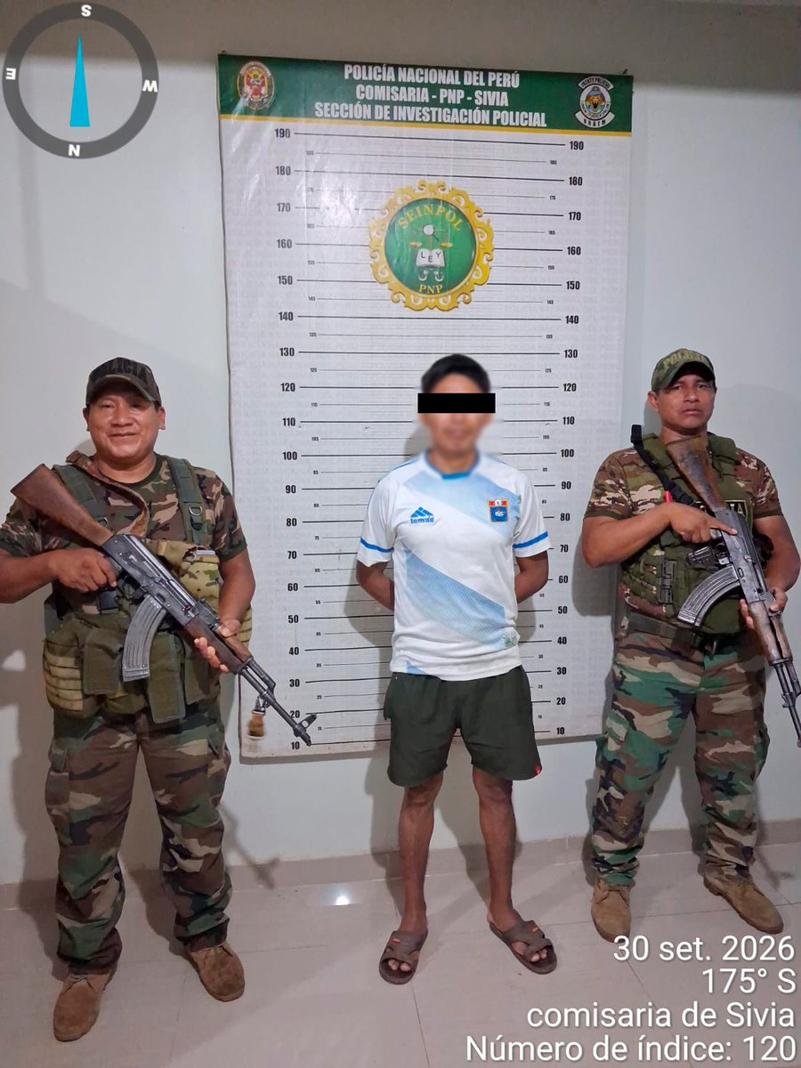 FPVRAEMOFICIAL's tweet photo. 🚔 #PNPInforma
Durante el operativo policial “Alto Impacto 2026”, efectivos de la CPNP Sivia intervinieron y detuvieron a una persona por la presunta comisión del delito de violencia contra la mujer o integrantes del grupo familiar.
El hecho fue comunicado al Ministerio Público. https://t.co/GltbbpoYZp