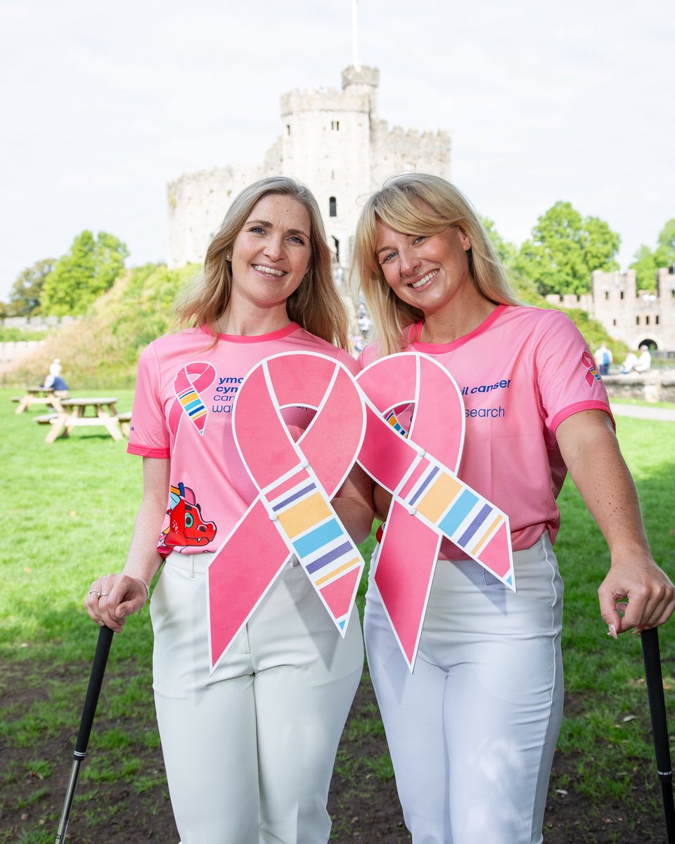 wales_golf's tweet photo. Proud to be supporting Cancer Research Wales this Breast Cancer Awareness Month 🩷

Two of our Welsh internationals, Fauve and Kath, joined athletes from across Wales at Cardiff Castle to help launch this important campaign.

Find out how to support: https://t.co/hLuwlMnne6 https://t.co/nSbMhrdZh0