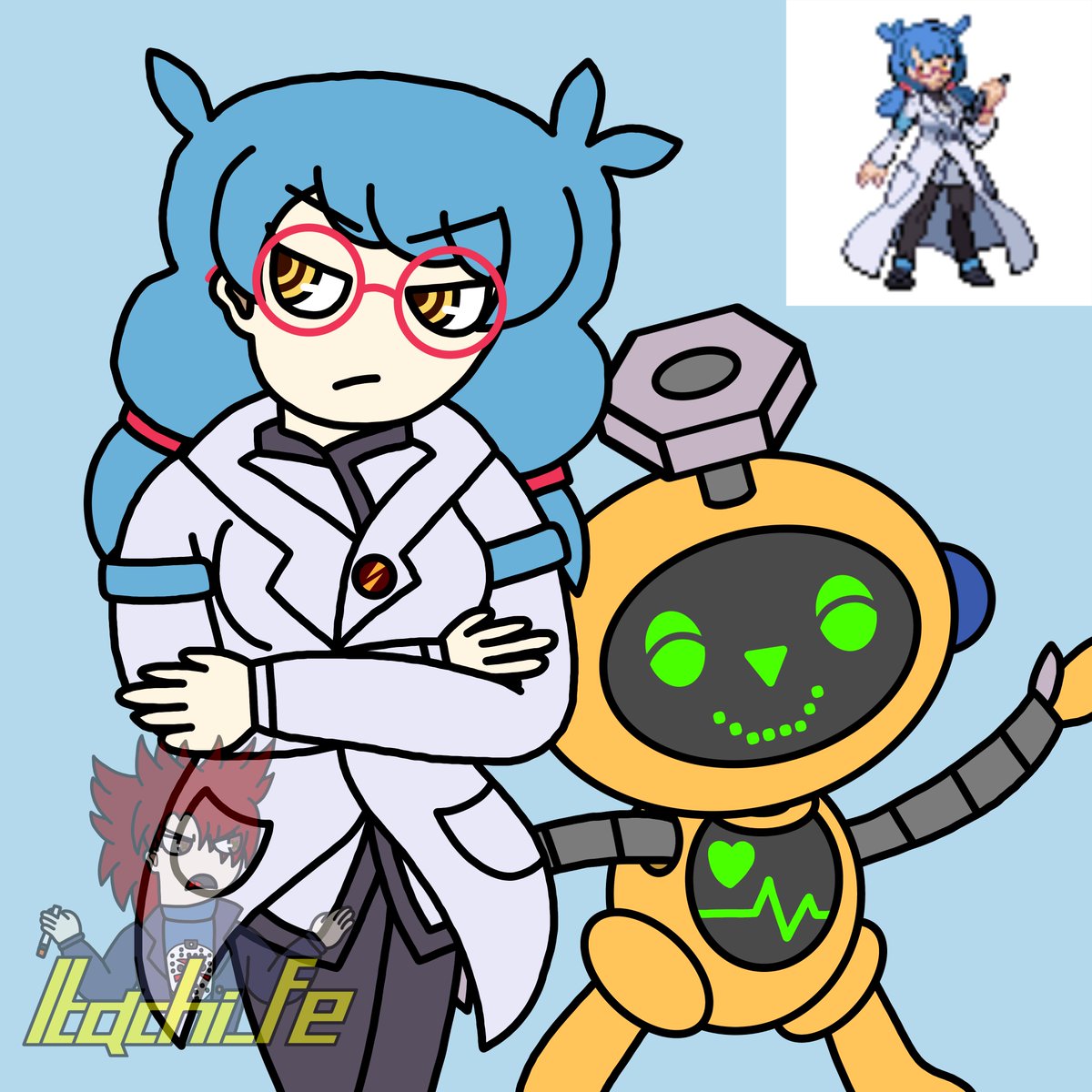 Itachitachi05's tweet photo. Sienna from Pokemon Solar Eclipse Fanart https://t.co/OX0BNRMwvu