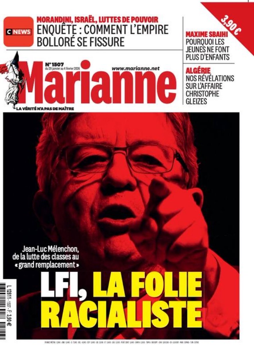 Fed_el_Manifico's tweet photo. @JLMelenchon Inversion des valeurs, provocation de la police, irresponsabilité des leaders LFI qui instrumentalisent des « jeunes voyous décérébrés » et incitent à la haine ! 
La ficelle est TROP GROSSE MÉLENCHON!!
La France s’inquiète surtout du mal fait par la pourriture LFI qui casse tout. https://t.co/xYDi4Vyip5
