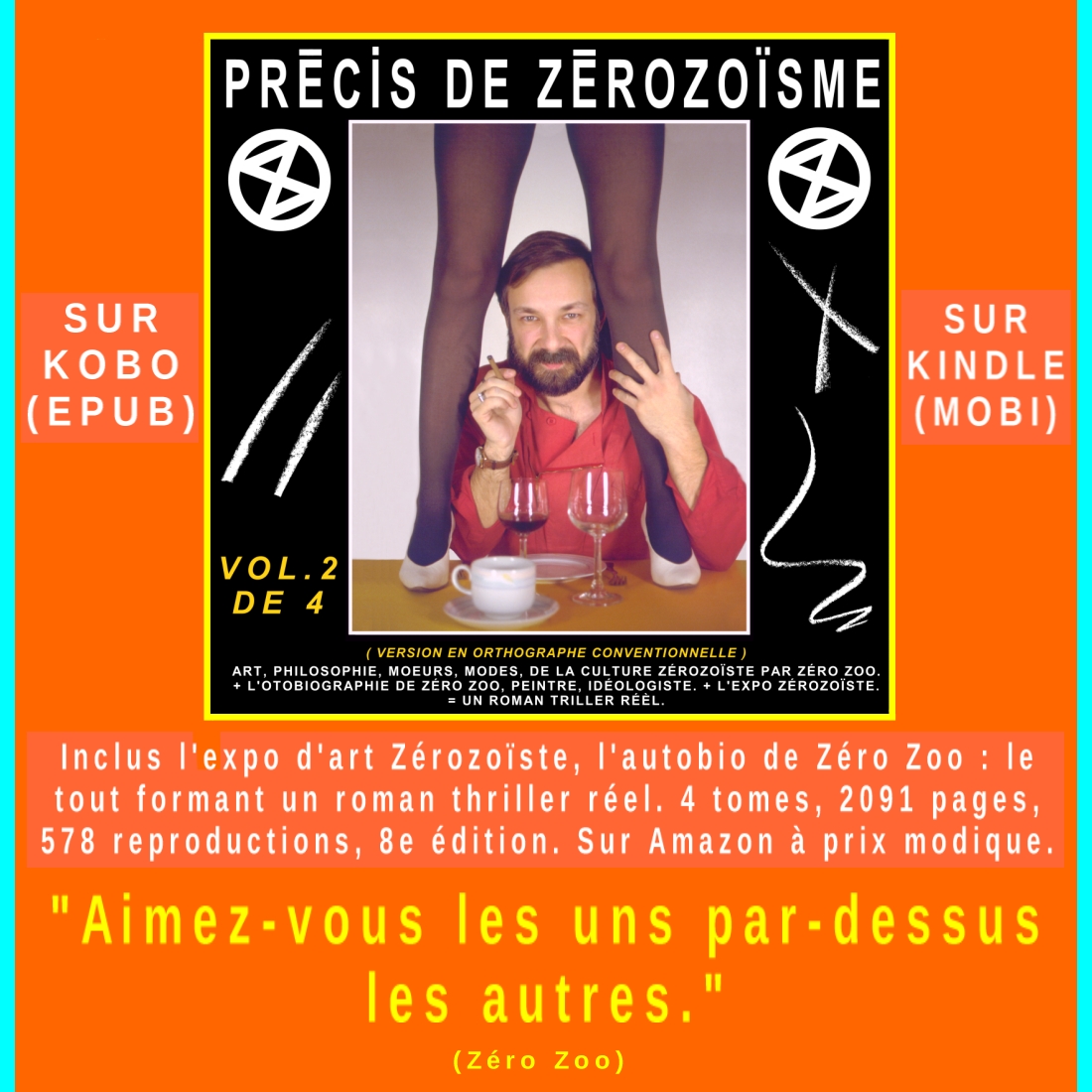 fpbZeroZoo's tweet photo. PRÉCIS DE ZÉROZOÏSME : LA CULTURE ZÉROZOÏSTE, ART, IDÉOLOGIE, 4 TOMES, 10e éd. CHEZ :
https://t.co/wqjTLyhTp2
#art #artiste #artContemporain #musée #histoireDeLart #peinture #peintre #galerie #galerieDart #paris #montréal #france #québec #livre #roman https://t.co/43kvWMSVlt