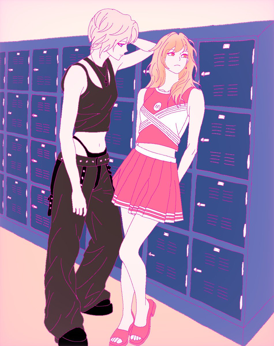 nihilurice's tweet photo. day 1 : first meeting (don't ask about the tattoos)
#phaideiyuriweek #phaideiyuriweek2026
#phaidei https://t.co/HUREGjwcoW