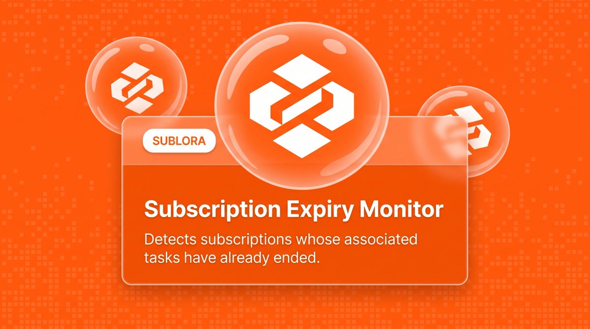 SubloraSpend's tweet photo. A completed task can leave an active subscription behind.

Sublora identifies recurring services whose associated jobs have already ended, helping agents recognize subscriptions that no longer have a valid purpose. https://t.co/q69Ah1euU1