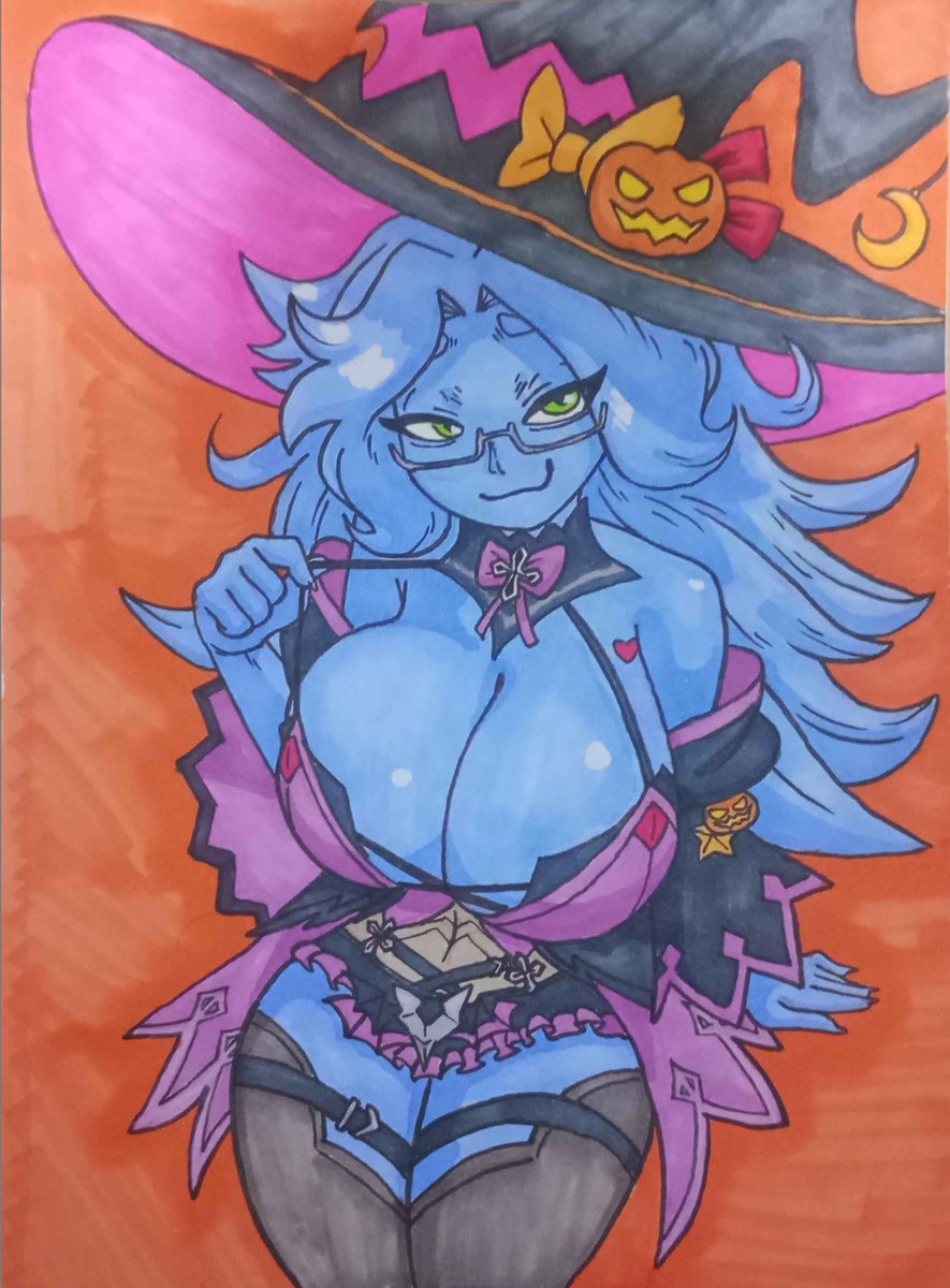 harryamoros's tweet photo. It is the Spooky month time~ https://t.co/XSS2eKTI5a