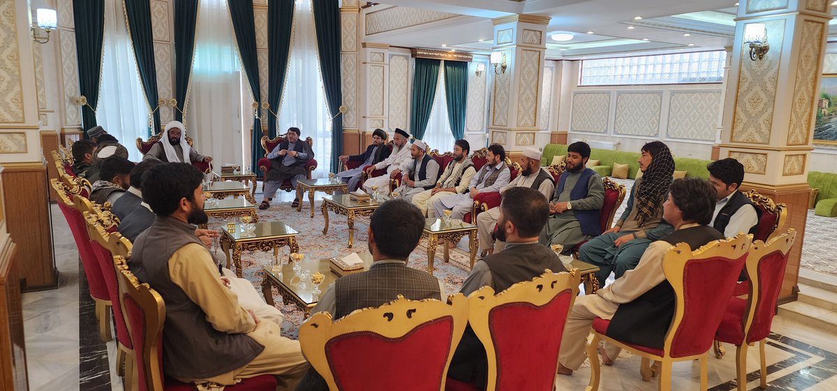 MahdaviOffice's tweet photo. پس از بازگشت مع الخیر محترم دکتر مهدوی از سفر خارج از کشور؛ امروز پنجشنبه ( ۹ میزان ۱۴۰۵) مجموعه های مختلف مردمی از ولایات مختلف به ملاقات ایشان حضور یافتند.

دفتر مطبوعاتی داکترجعفر مهدوی
کابل ـــ ۹ میزان ۱۴۰۵ https://t.co/PVRFRRBWmi