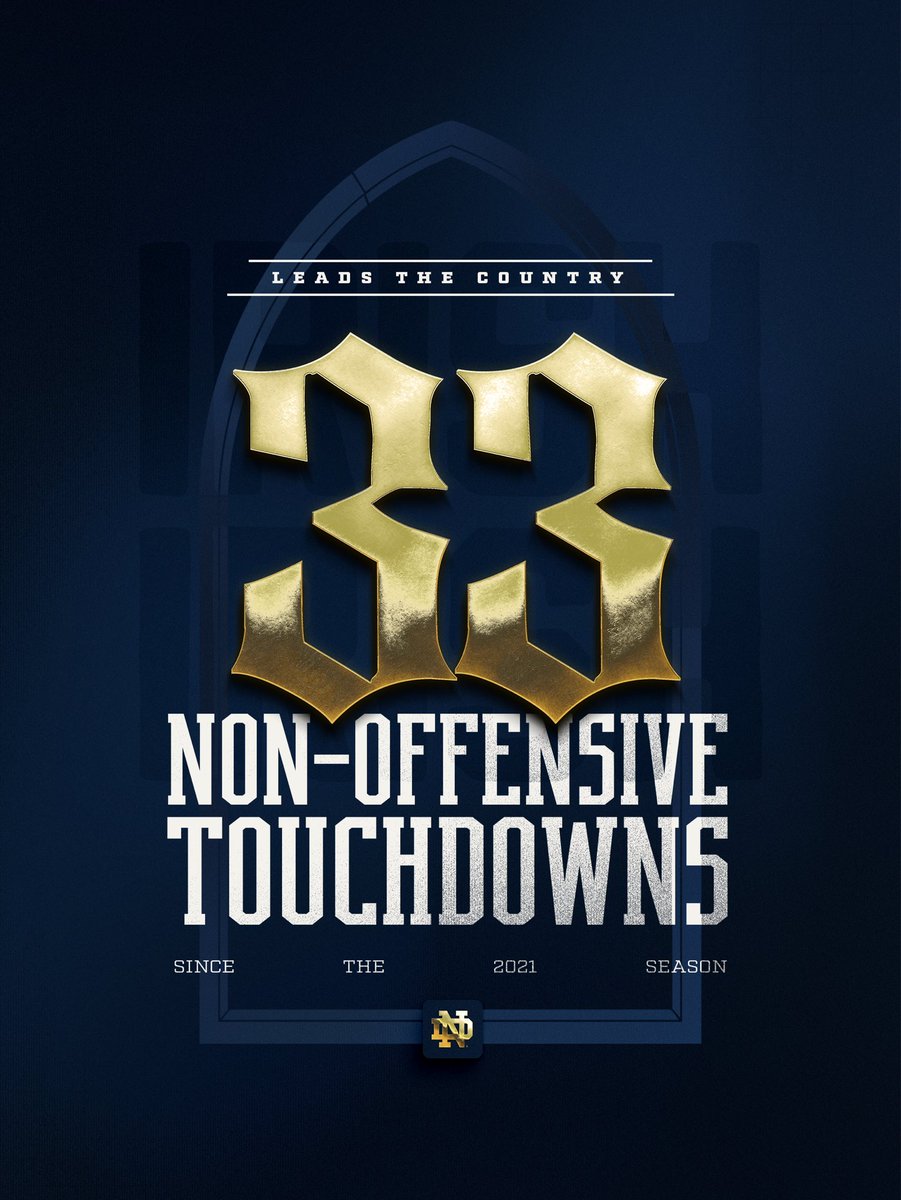 NDFootball's tweet photo. Scoring in all phases of the game.

#GoIrish☘️ https://t.co/IEsczS0Rlf