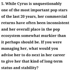 mileyfortune's tweet photo. a billboard falando que a água é molhada: a miley é de fato uma das popstars mais importantes dos ultimos 20 anos, mas não sabe/tem um time pra levar a sério as midias sociais. 

e confirmando que não precisa de muito e que ela nao precisa divulgar nada que seja desconfortável pra ela mas que seria bom sim pro trabalho dela se ela compartilhasse momentos e coisas que são da personalidade DELA.