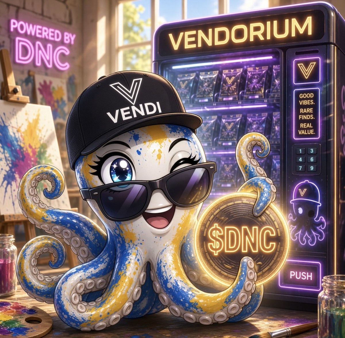 NobleMetaXX's tweet photo. THURSDAY solana:42HsffEQoHqWoeiffksYayC75fQDxaoUdMBzmeXdpump. THE MARKETPLACE IS STILL THE REASON. 🗿🥜💎
Today’s price isn’t tomorrow’s price.
Vendorium is why that line keeps mattering.
Live breaks. TCG. Collectibles. RWAs. Merch. One checkout.
Low fees. Beta app already out. Every purchase auto-swaps a percentage into $DNC.
Kryptos NFTs put you in cheaper.
Automatic discounts. Gated drops. Better access at checkout.
Artifi framing. Tier upgrades. DAO access already on the NFT.
Stake 5 million $DNC, collect 1,000 $DNC a day.
https://t.co/TGSJ7aCKAU
💎🥜🗿💎🥜🗿💎🥜🗿
Shop open. Pass live. Yield on.
CA: 42HsffEQoHqWoeiffksYayC75fQDxaoUdMBzmeXdpump