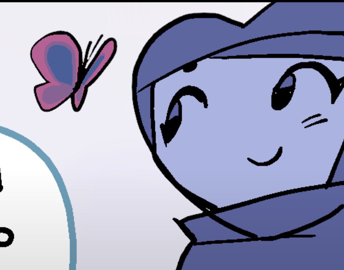 yourbrokenrobot's tweet photo. SHES LOOKING AT THE BUTTERFLY OF BISEXUALITY https://t.co/sP178tOfNZ