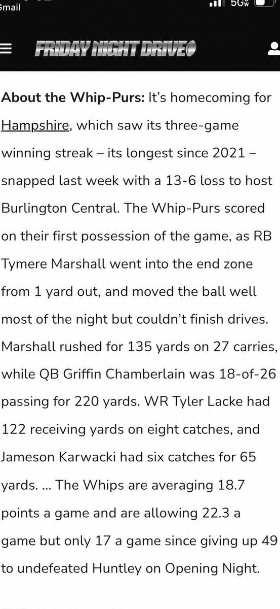 realgriff7's tweet photo. 18-26  220 yards 350+ total

This was the fastest defense I’ve played so far this szn. 
@EDGYTIM 
@GoProZpects 
@Tonyrazz03 https://t.co/KktK6WisFT