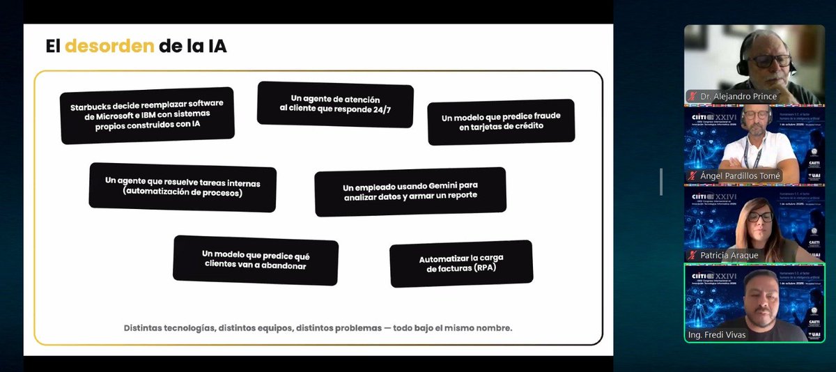 Ciiti's tweet photo. Ing. Fredi Vivas, CEO Rocking Data: "Es un momento bisagra. Mi foco es ayudar a organizaciones y empresas de todo tipo a entender los desafíos y adoptar estratégicamente la tecnología. Como ingeniero viví muchas transiciones".

#CIITI #emprender https://t.co/OPGEeDdeyB