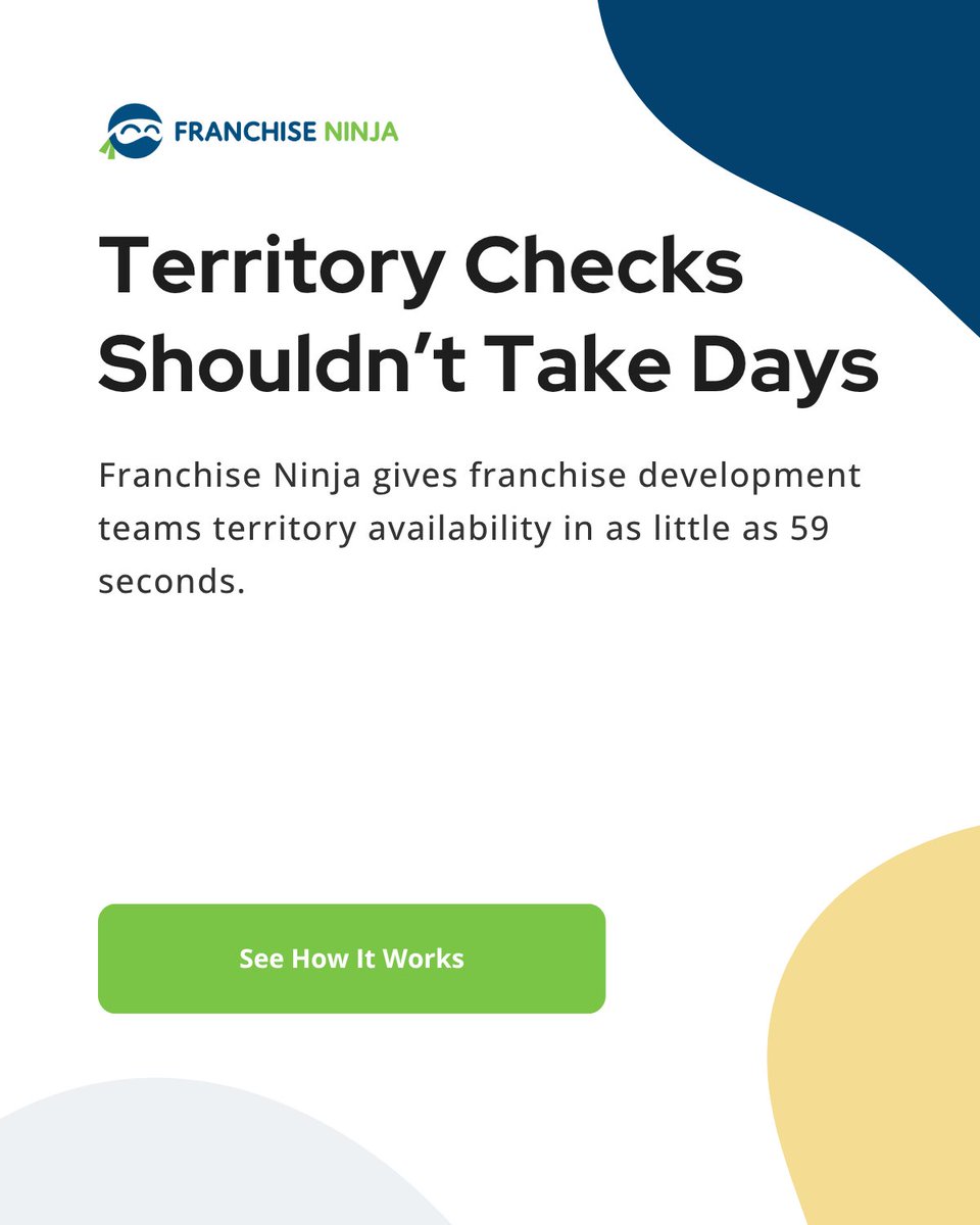 Franchise_Ninja's tweet photo. A broker's territory question takes 10 seconds to type and two days to answer.

Their candidate does not wait two days. They get sent three other brands.

The delay was never analysis. It was coordination. 59 seconds instead: https://t.co/JhxtExmiYw https://t.co/OgSeWXD6S4