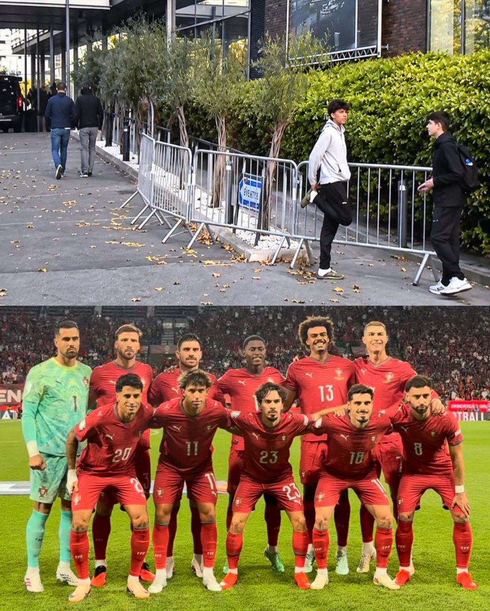 MotivacionesF's tweet photo. ¡LA IMAGEN QUE LO DICE TODO EN PORTUGAL!

Prácticamente NADIE está a las afueras del hotel de la Selección de Portugal esperando la salida de los jugadores. ❌

La diferencia con ayer es BRUTAL.

Antes de toda la polémica alrededor de Cristiano Ronaldo, la plaza en Copenhague estaba COMPLETAMENTE LLENA de aficionados esperando al equipo. 

Hoy, el panorama es completamente distinto…

💀🇵🇹 Silencio total alrededor de la Selección.