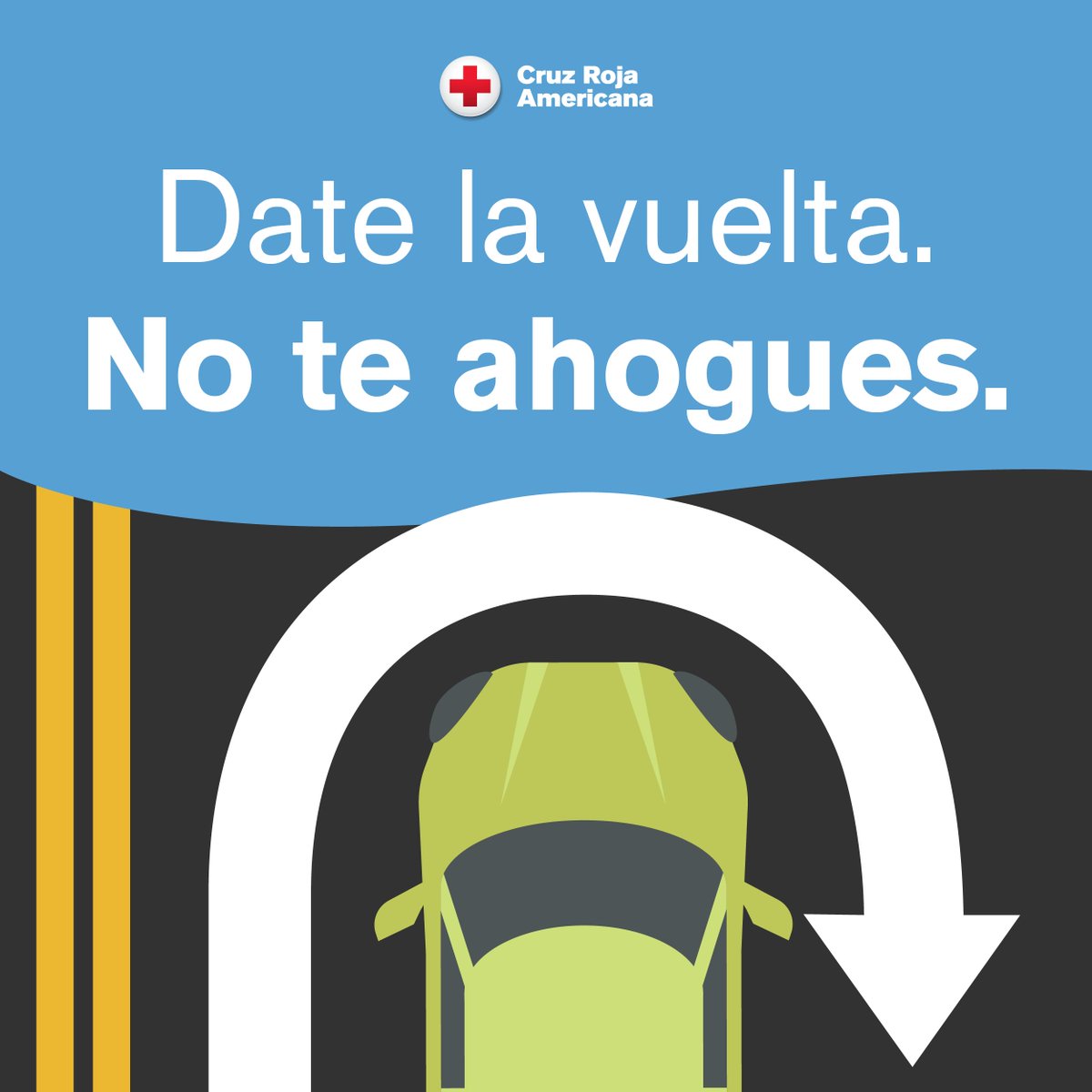 RedCrossNTX's tweet photo. La lluvia ha llegado al norte de Texas y se espera que las alertas de inundación permanezcan vigentes durante todo el fin de semana.

Puede prepararse para condiciones de inundación siguiendo estos consejos de seguridad:
🌧️Durante una inundación, prepárese para evacuar de inmediato si las autoridades locales lo aconsejan. No regrese a su hogar hasta que se le indique que es seguro hacerlo. 
🌧️Nunca camine, nade o conduzca por áreas inundadas
🌧️Manténgase lejos de las carreteras. Si tiene que conducir y se encuentra con una calzada inundada, dé la vuelta y siga otro camino.
🌧️Solo 6 pulgadas (aproximadamente 15 cm) de agua de inundación que se mueve rápidamente pueden hacer que se caiga, y 12 pulgadas (aproximadamente 30 cm) pueden llevarse su vehículo.
🌧️Si queda atrapado en una carretera inundada y el agua sigue subiendo alrededor del vehículo, salga rápidamente, diríjase a un terreno más elevado y quédese allí hasta que sea seguro.
🌧️Consulte con sus seres queridos y vecinos para ver si necesitan ayuda. Puede salvar una vida con solo enviar un mensaje de texto, hacer una llamada o tocar la puerta.
🌧️Descargue la aplicación gratuita «Emergencia» de la Cruz Roja para recibir alertas meteorológicas en tiempo real.