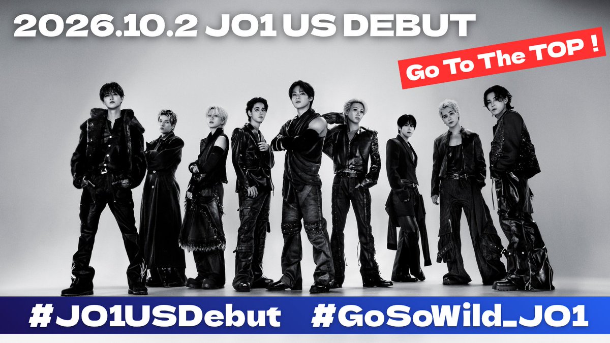 JO1JAM_JP's tweet photo. ** ┈┈┈┈┈┈**
𝟮𝟬𝟮𝟲.𝟭𝟬.𝟮
𝗝𝗢𝟭 𝗨𝗦 𝗗𝗘𝗕𝗨𝗧 
** ┈┈┈┈┈┈**
JO1全米デビューおめでとうございます🎉
#JO1USDebut
#GoSoWild_JO1 https://t.co/vtXZ0owNbY
